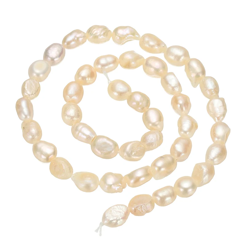Freshwater Pearl Beads, 6-7mm Side Hole Pearl String, Pink