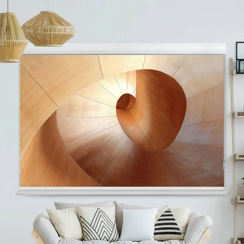 Kassettenrollo Motiv "Moderne Architektur" | bis B 420 x H 420 cm
