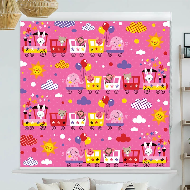 Kassettenrollo Motiv "Eisenbahn" | bis B 420 x H 420 cm