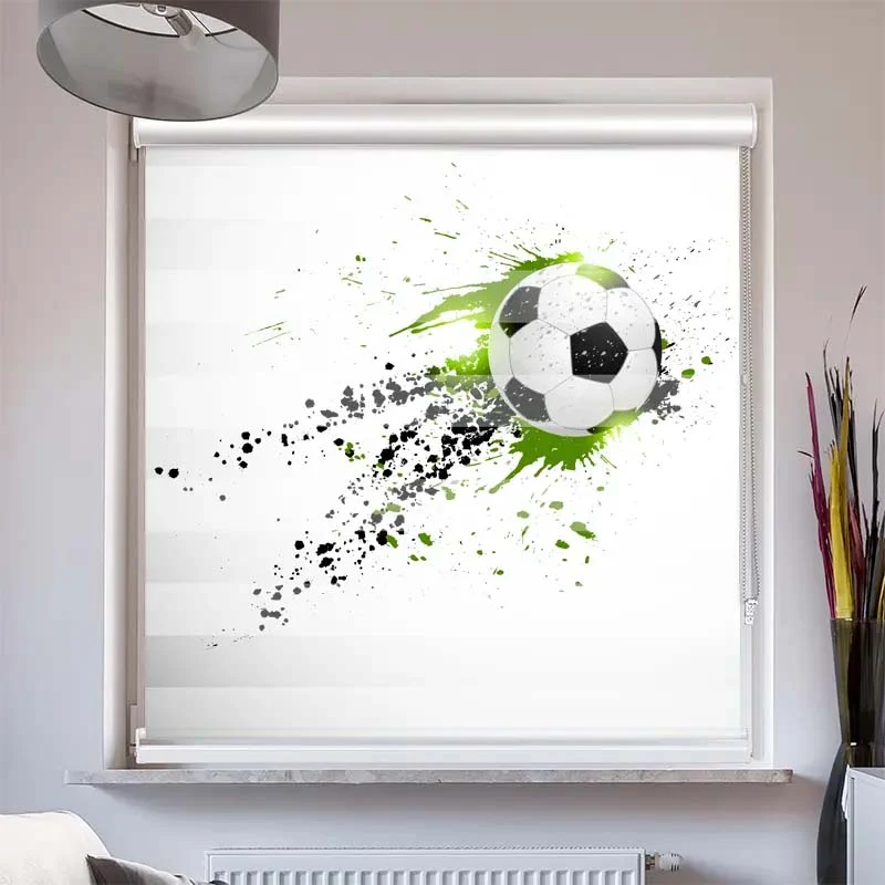 Doppelrollo mit Kassette "Soccer"