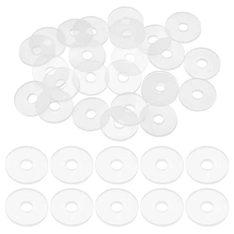 25Pcs M5 Silicone Flat Washer 5mm ID 15mm OD 1.5mm Thick O Sealing Ring