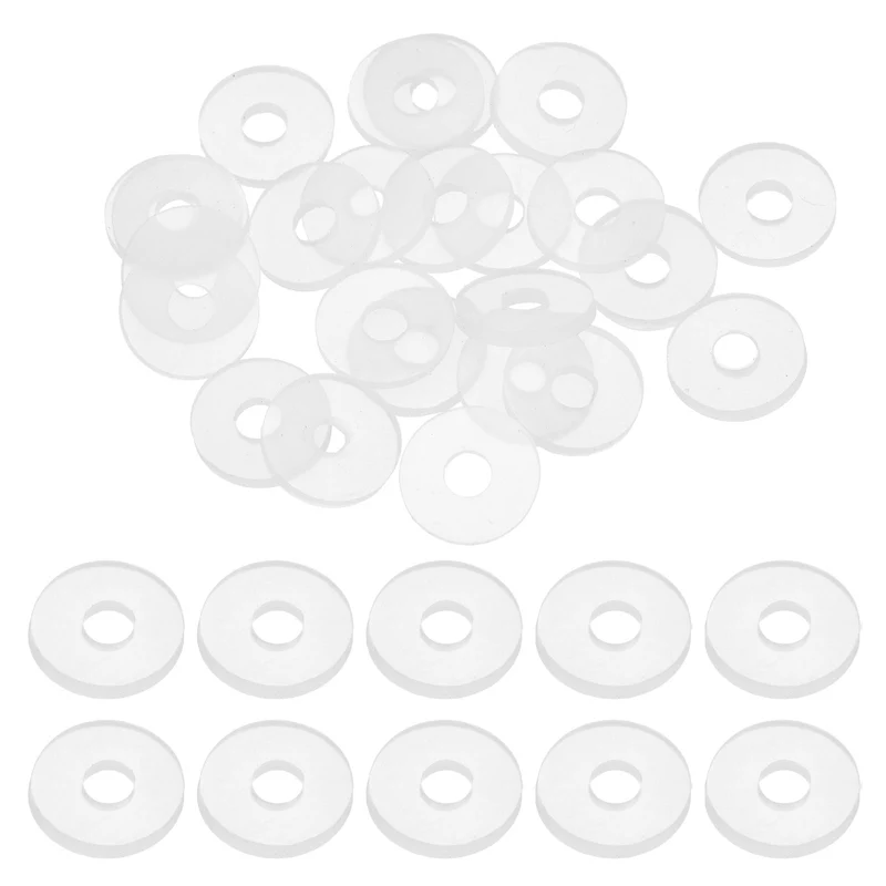 25Pcs M5 Silicone Flat Washer 5mm ID 12mm OD 1.5mm Thick O Sealing Ring