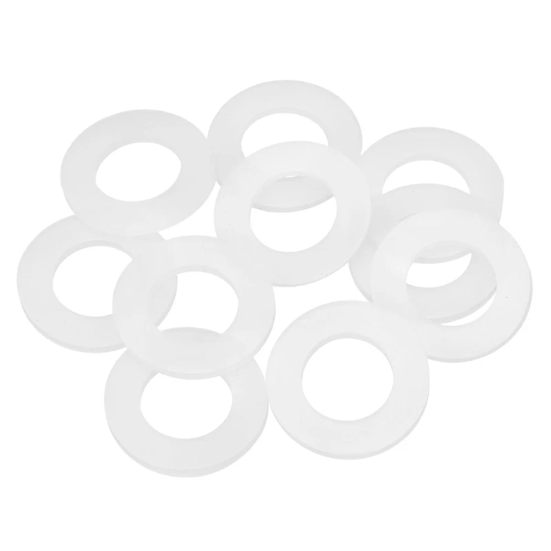 10Pcs M22 Silicone Flat Washer 22mm ID 39mm OD 3mm Thick O Sealing Ring