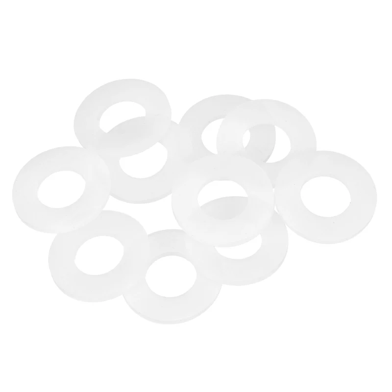 10Pcs M20 Silicone Flat Washer 20mm ID 40mm OD 3mm Thick O Sealing Ring
