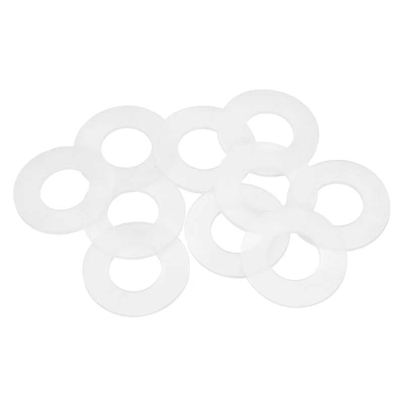 10Pcs M18 Silicone Flat Washer 18mm ID 36mm OD 2mm Thick O Sealing Ring