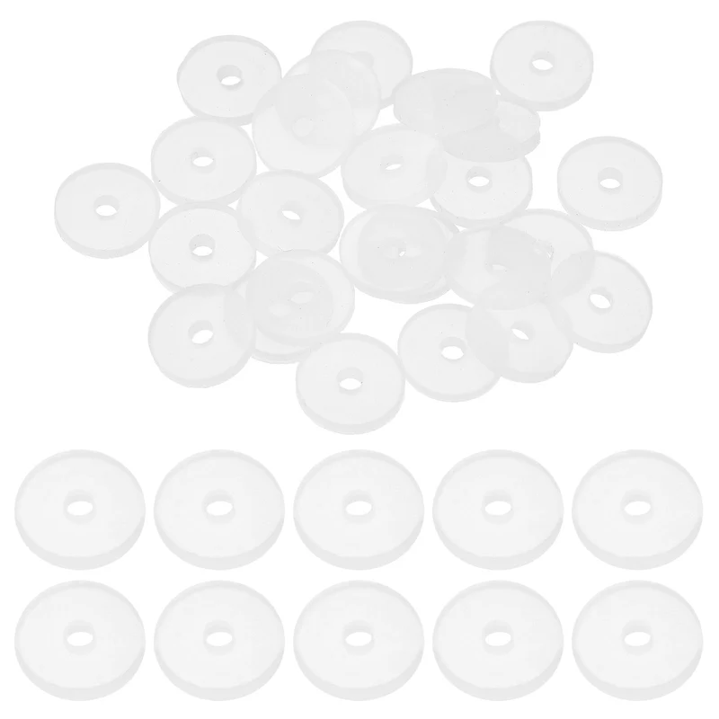 25Pcs M3 Silicone Flat Washer 3mm ID 10mm OD 2mm Thick O Sealing Ring