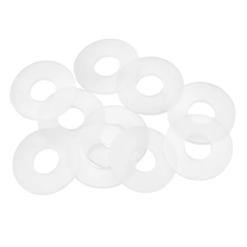 10Pcs M16 Silicone Flat Washer 16mm ID 40mm OD 3mm Thick O Sealing Ring