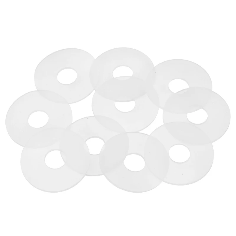 10Pcs M14 Silicone Flat Washer 14mm ID 44mm OD 2mm Thick O Sealing Ring