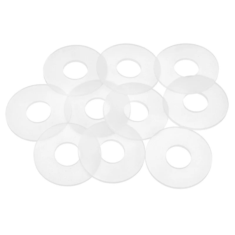 10Pcs M14 Silicone Flat Washer 14mm ID 36mm OD 2mm Thick O Sealing Ring