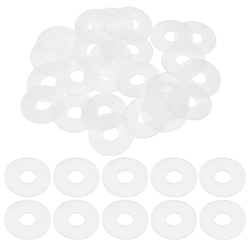 25Pcs M12 Silicone Flat Washer 12mm ID 35mm OD 2mm Thick O Sealing Ring
