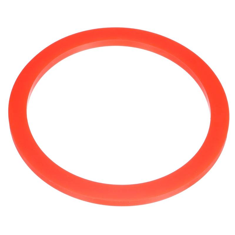 Silicone Flat Washer DN150 6 " Gasket Sealing O Rings, Red