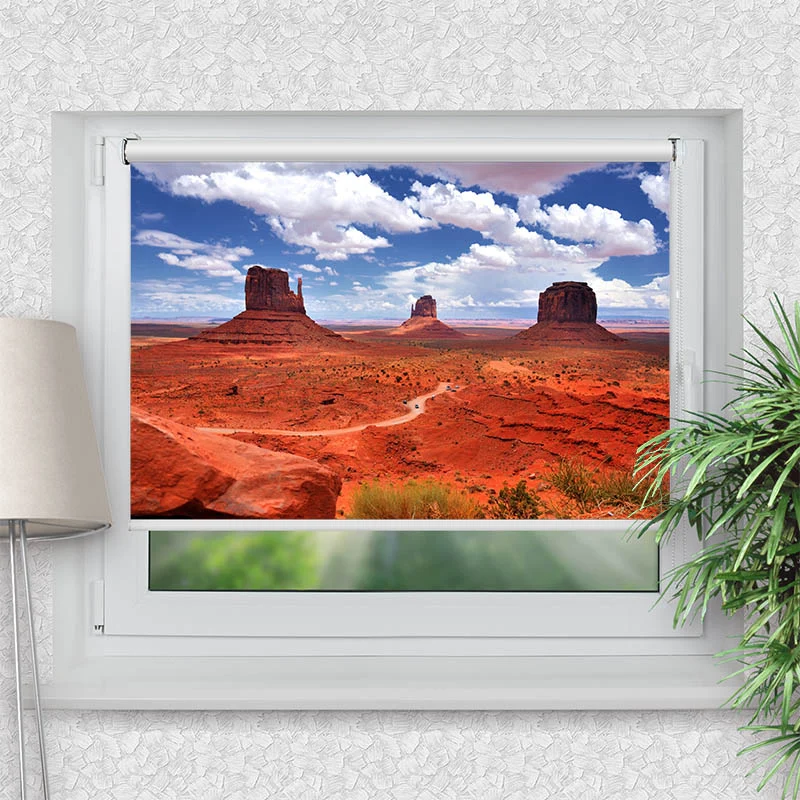 Klemmfix Rollo "Monument Valley" | Motiv-Klemmrollo