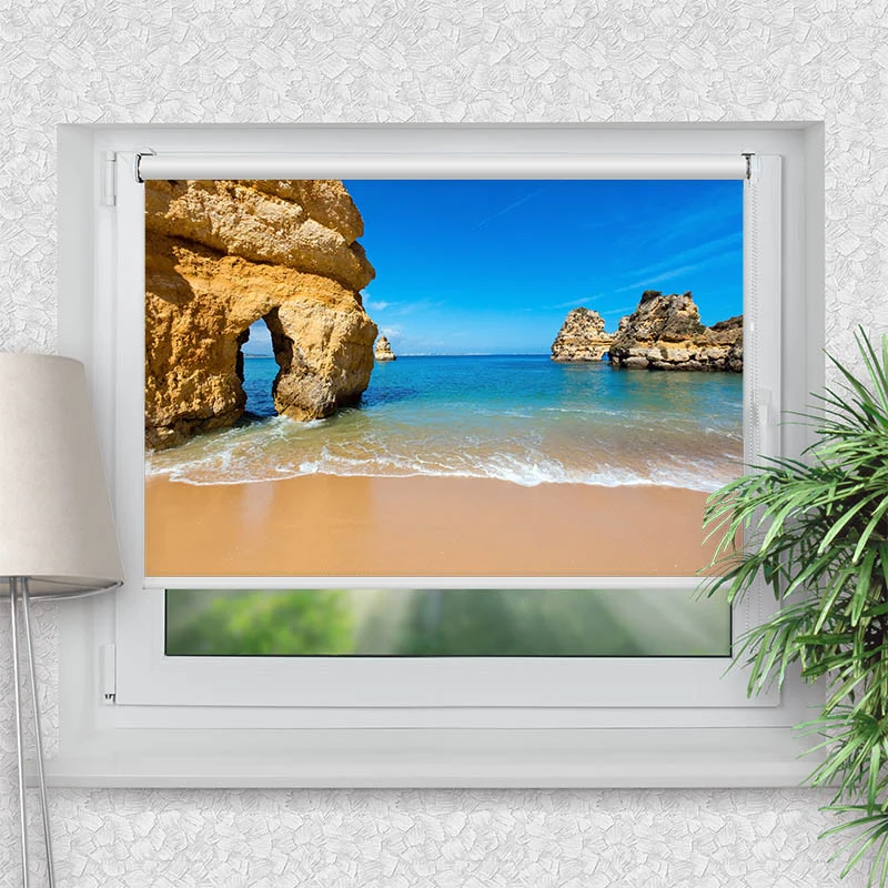 Klemmfix Rollo "Algarve Portugal Lagos" | Motiv-Klemmrollo