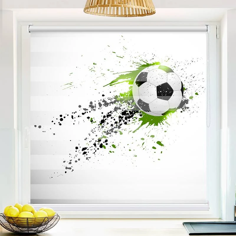 Klemmfix Doppelrollo "Soccer" | Klemm Doppelrollo