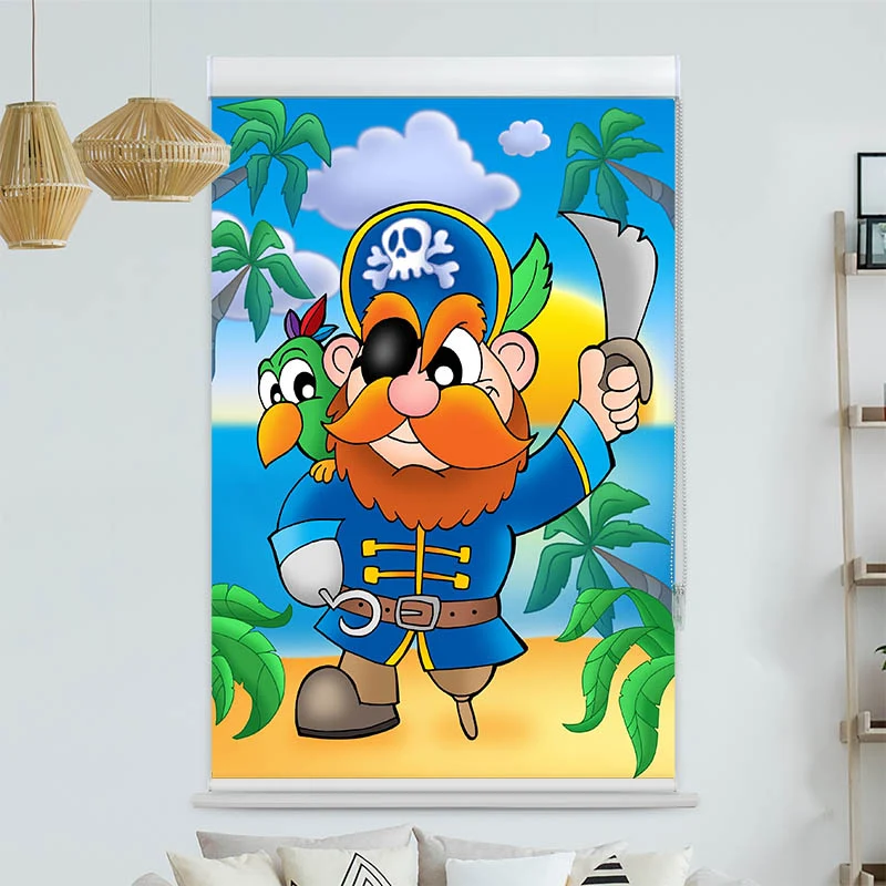 Kassettenrollo Motiv "Pirat" | bis B 420 x H 420 cm