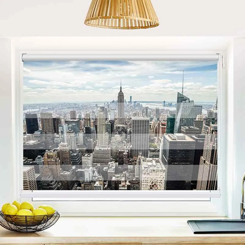 Klemmfix Doppelrollo "Manhattan Skyline" | Klemm Doppelrollo