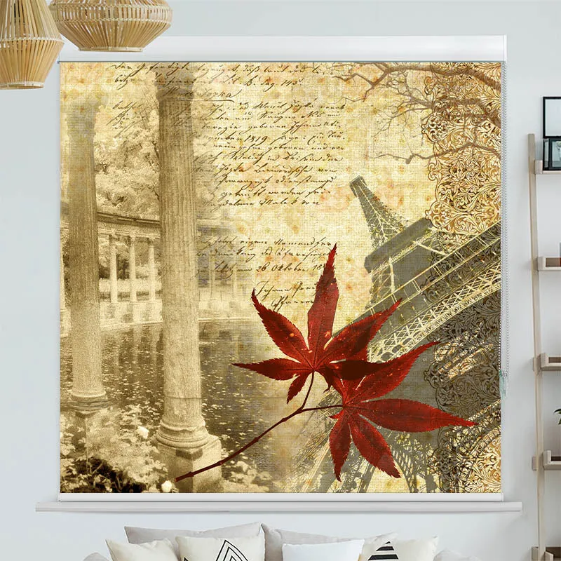 Kassettenrollo Motiv "Paris Vintage Memories" | bis B 420 x H 420 cm