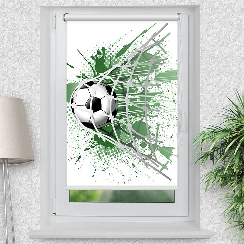 Klemmfix Rollo "Fussball" | Motiv-Klemmrollo