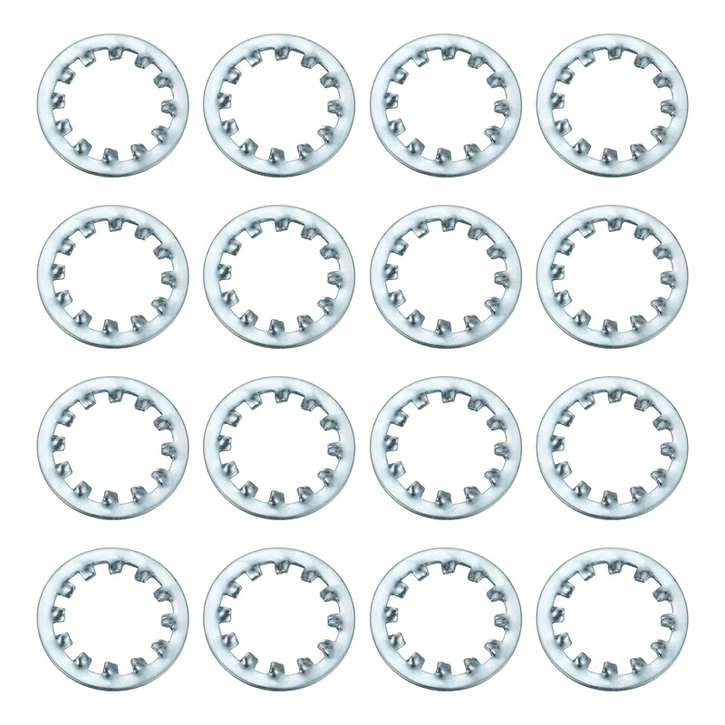 20Pcs 3/4" Zinc-Plated Carbon Steel Internal Tooth Lock Washer