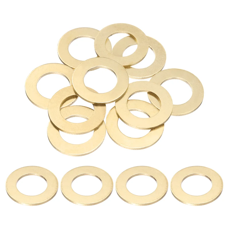 10Pcs M20 Flat Washer, 36mmx20mmx3mm Brass Sealing Washers for Screws Bolt