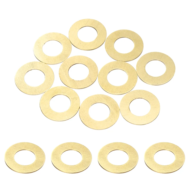 10Pcs M12 Flat Washer 24mmx12mmx1mm Brass Sealing Washers for Screws Bolt