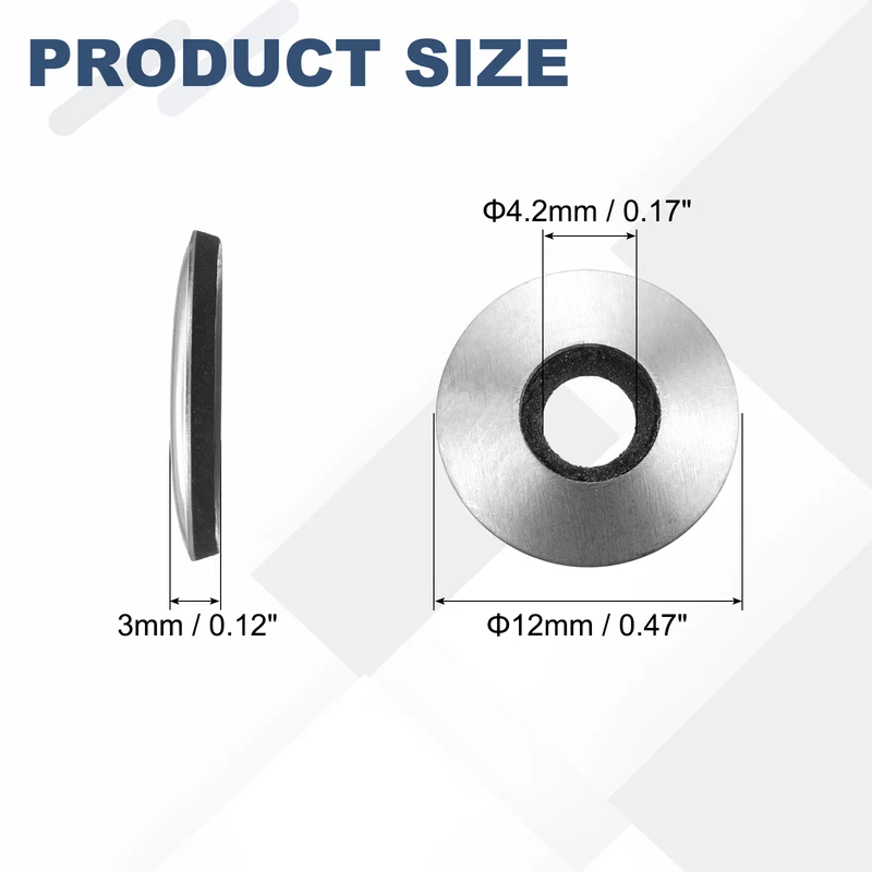 120Pcs Neoprene Washer, 5/32"x15/32" Stainless Steel EPDM Bonded Sealing Gasket