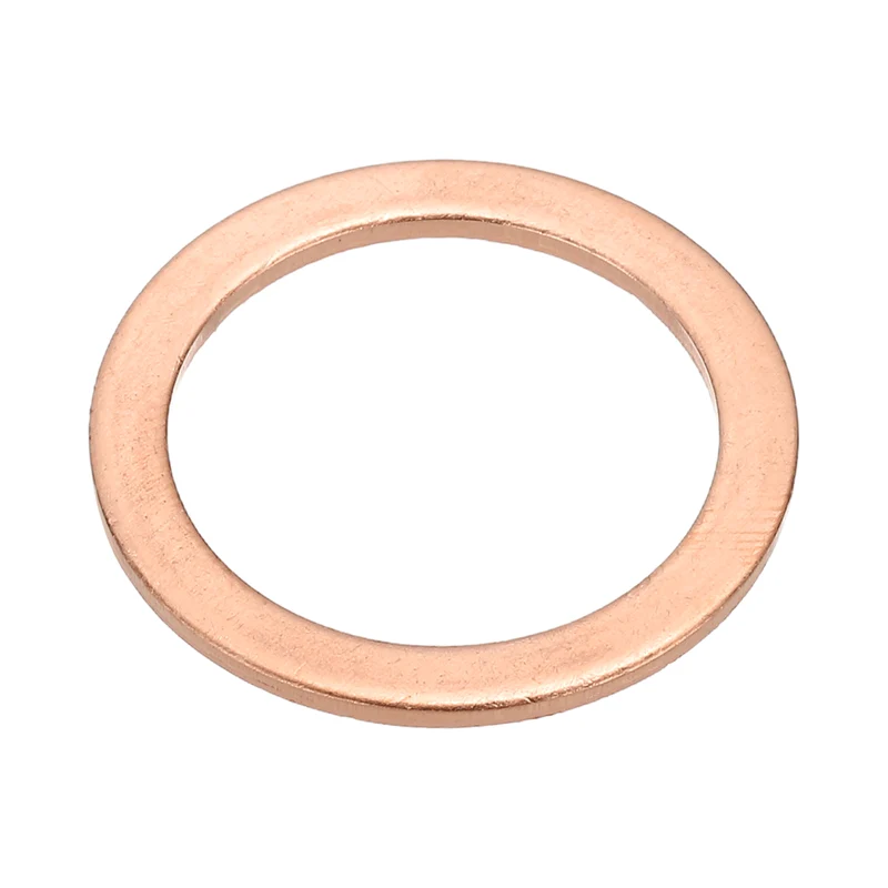 M20x26x1.5mm Flat Washers, 25PCS Copper Automotive Drain Plug Gaskets, Purple