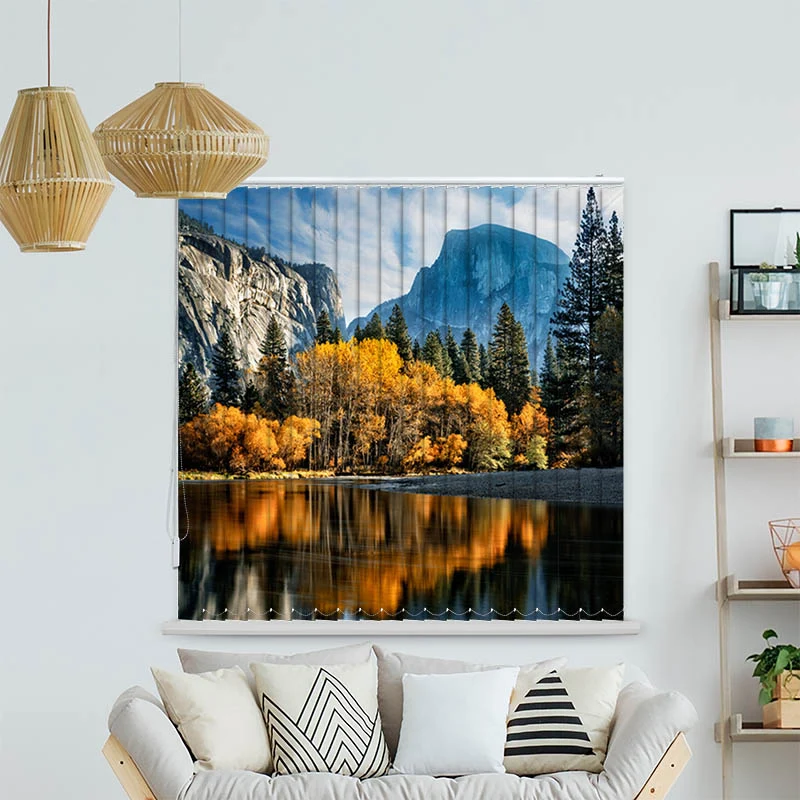 Lamellenvorhang Motiv "Herbst im Yosemite"