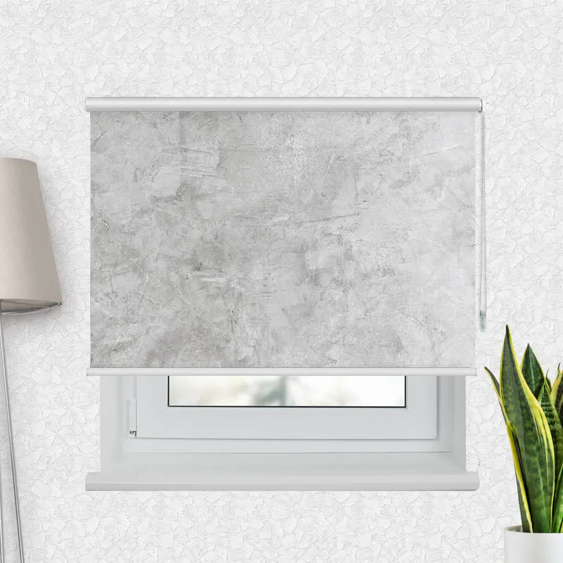 Motivrollo 'Beton Optik Hell' | Bis B 430 x H 440 cm