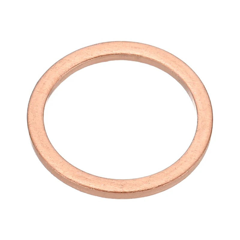 M16x20x1.5mm Flat Washers, 25PCS Copper Automotive Drain Plug Gaskets, Purple