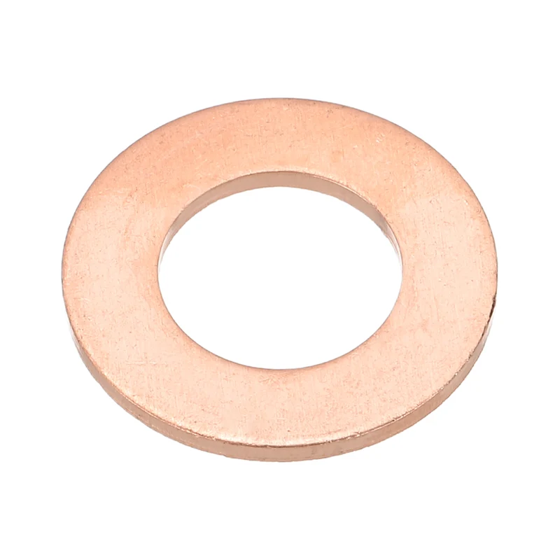 M12x22x1.5mm Flat Washers, 25PCS Copper Automotive Drain Plug Gaskets, Purple