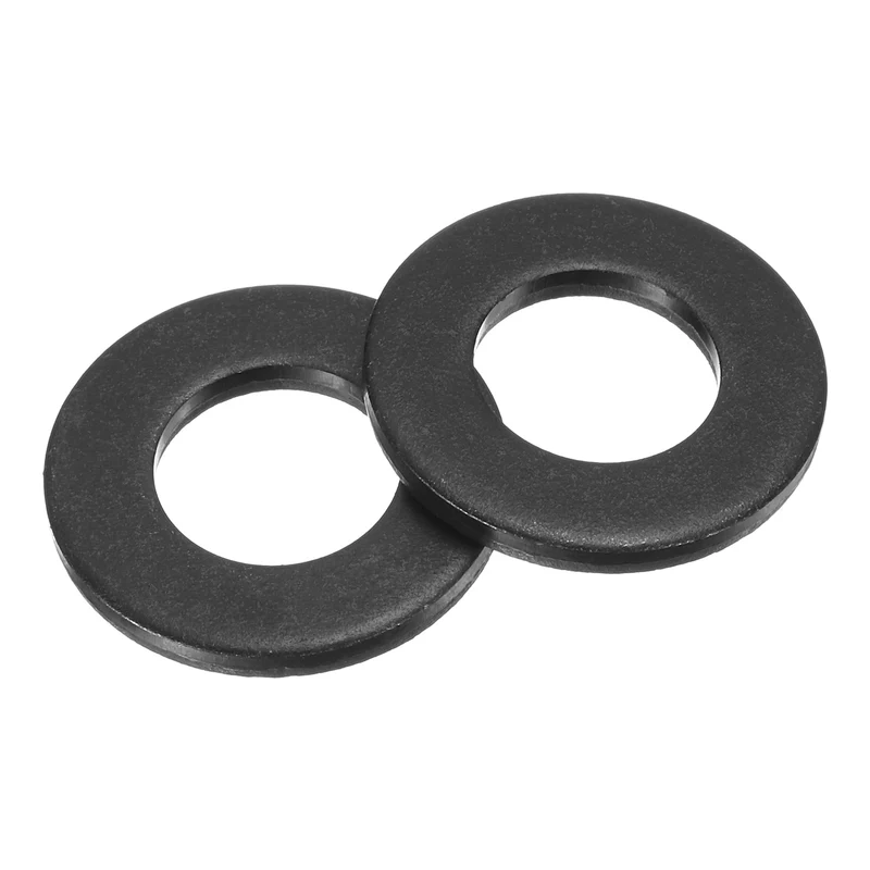 50Pcs Fender Washers, M10 Carbon Steel Flat Washer 20mm OD 2mm Thick