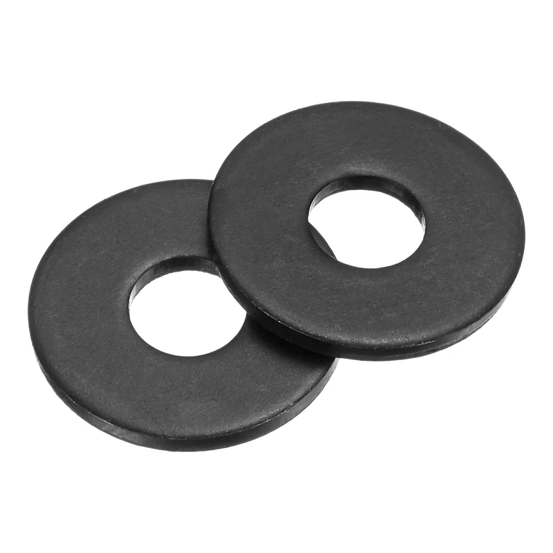 50Pcs Fender Washers, M6 Carbon Steel Flat Washer 18mm OD 1.5mm Thick