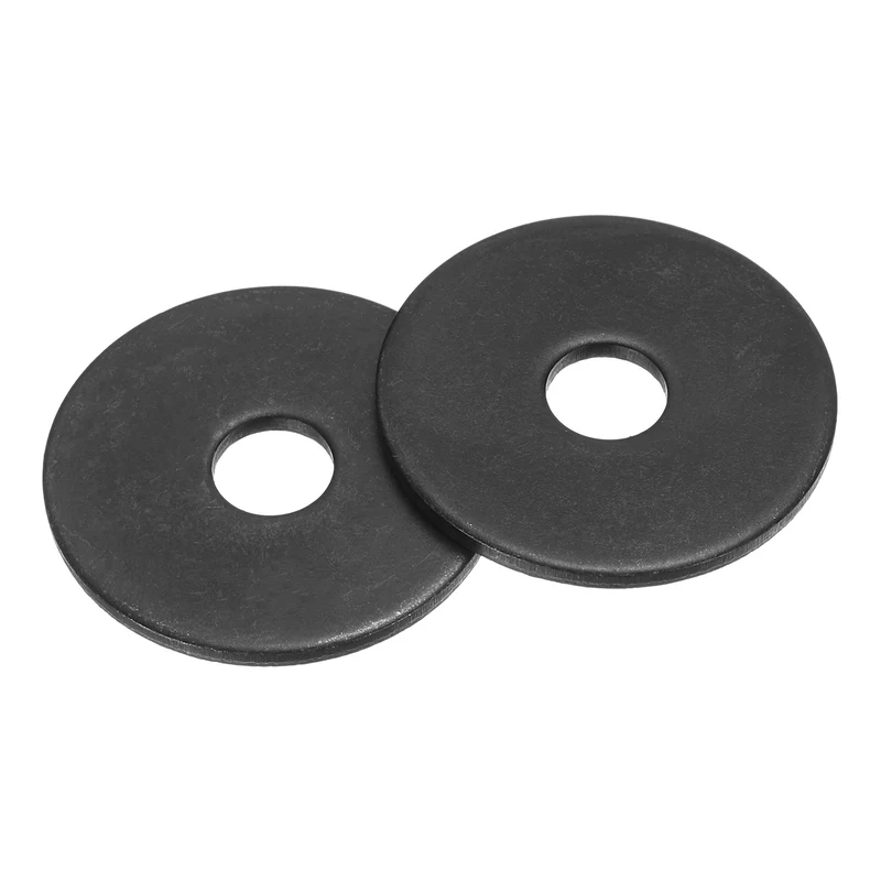 50Pcs Fender Washers M6 Carbon Steel Flat Washer 25mm OD 1.5mm Thick