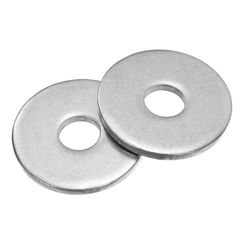 10 Pcs Fender Washer, M12 304 Stainless Steel Flat Washer Gasket, Silver