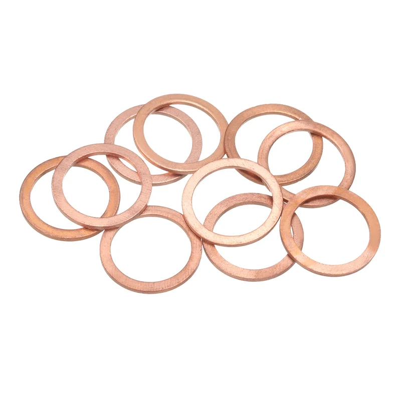 20 Pcs Flat Washers, M20x26x1.5mm Copper Sealing Washer, Sealing Ring Gasket