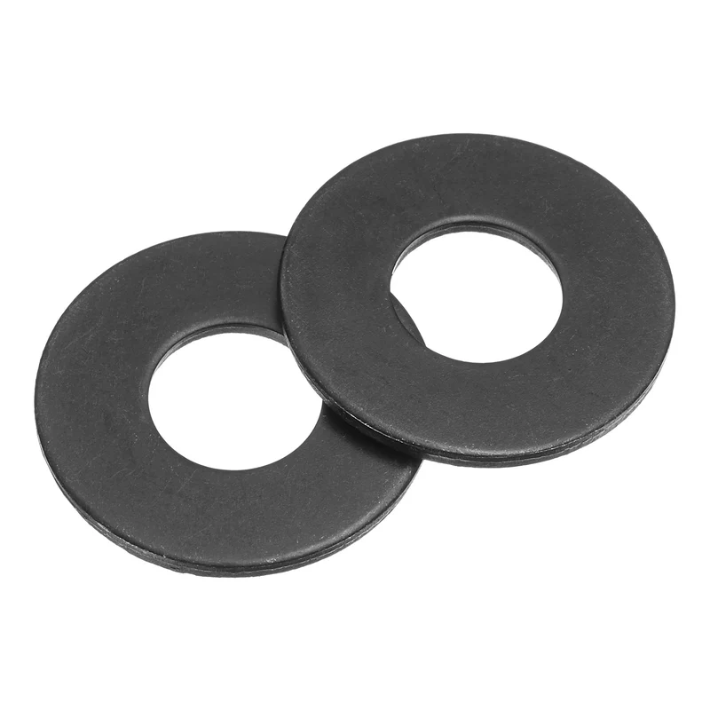 50Pcs Fender Washers, M10 Carbon Steel Flat Washer 25mm OD 1.5mm Thick