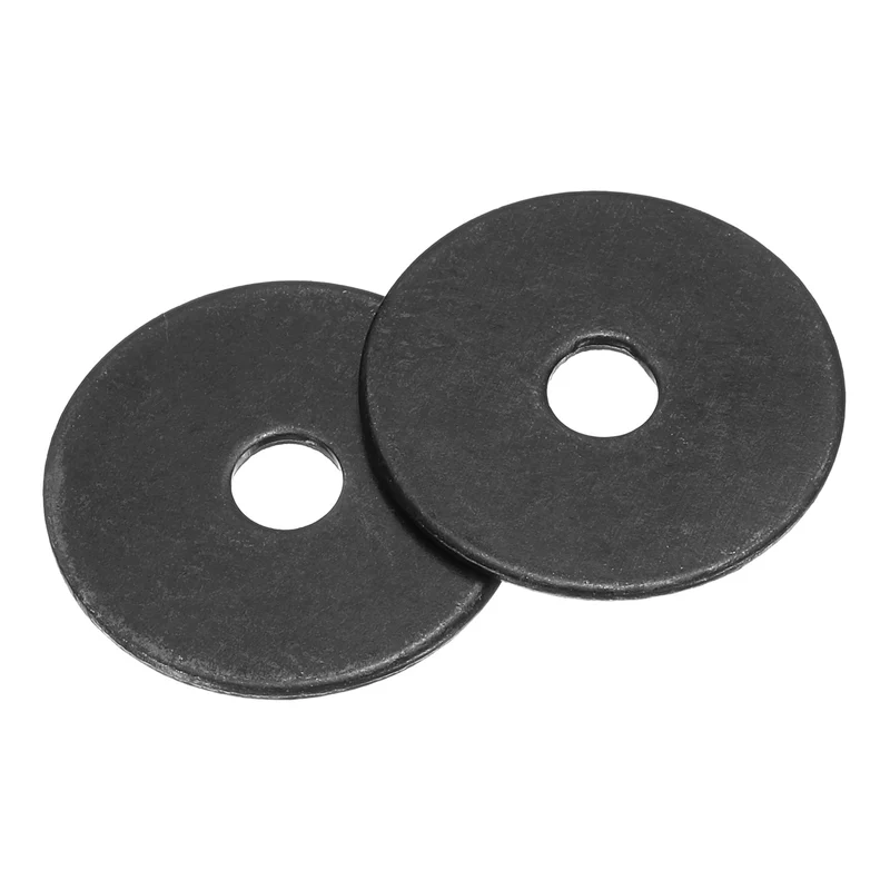 100Pcs Fender Washers M4 Carbon Steel Flat Washer 20mm OD 1mm Thick