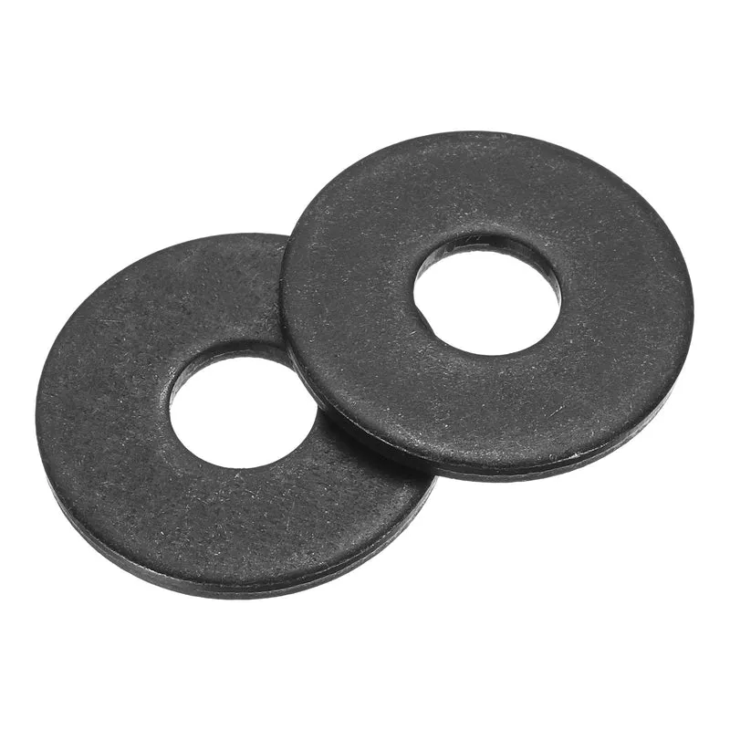 50Pcs Fender Washers, M10 Carbon Steel Flat Washer 30mm OD 2.5mm Thick