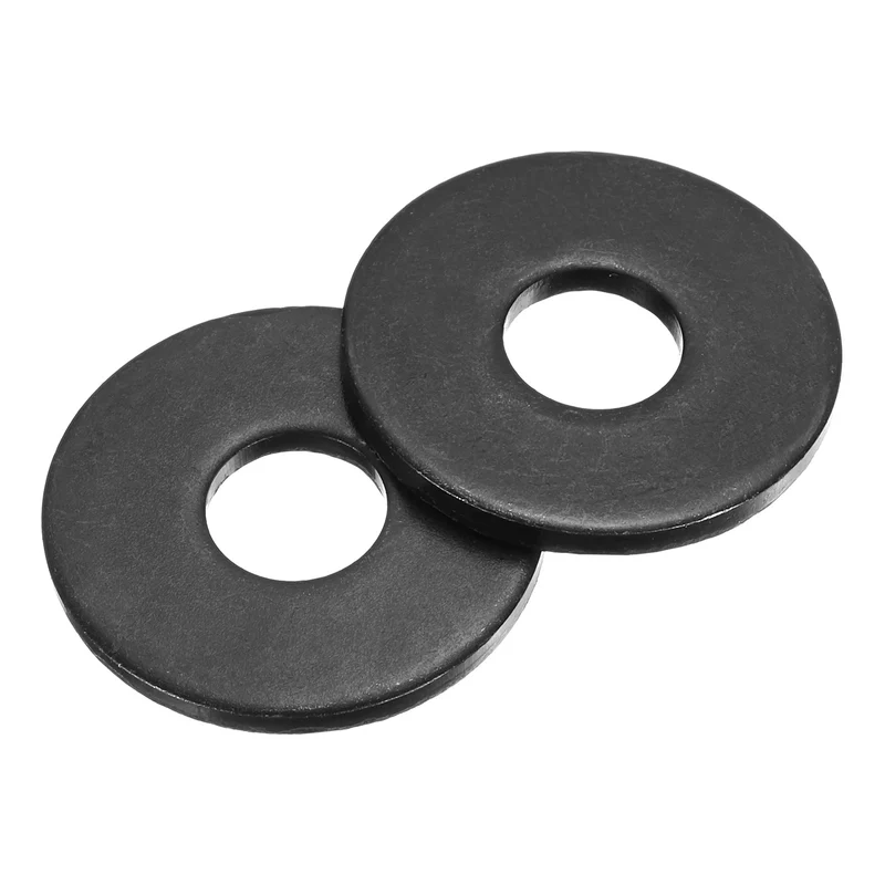 100Pcs Fender Washers, M8 Carbon Steel Flat Washer 24mm OD 2mm Thick