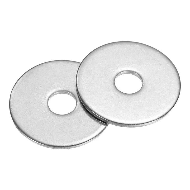 50Pcs Fender Washers M6 304 Stainless Steel Flat Washer 25mm OD 1.5mm Thick