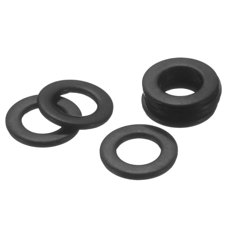 100Pcs M6 304 Stainless Steel Flat Washers ID 6mm OD 10mm Thick 1mm