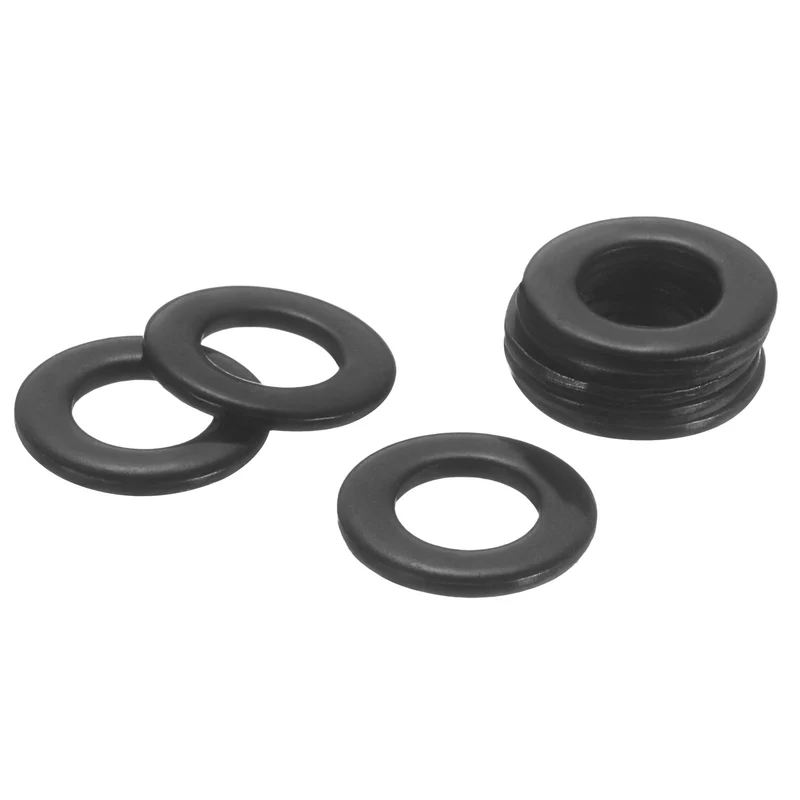75Pcs M5 304 Stainless Steel Flat Washers ID 5mm OD 12mm Thick 1mm