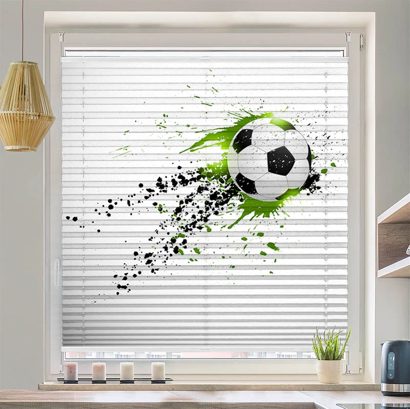 Wabenplissee Motiv "Soccer"