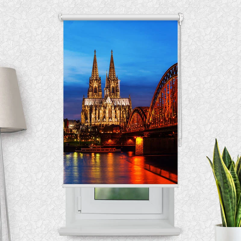 Motivrollo 'Koelner Dom' | Bis B 430 x H 440 cm