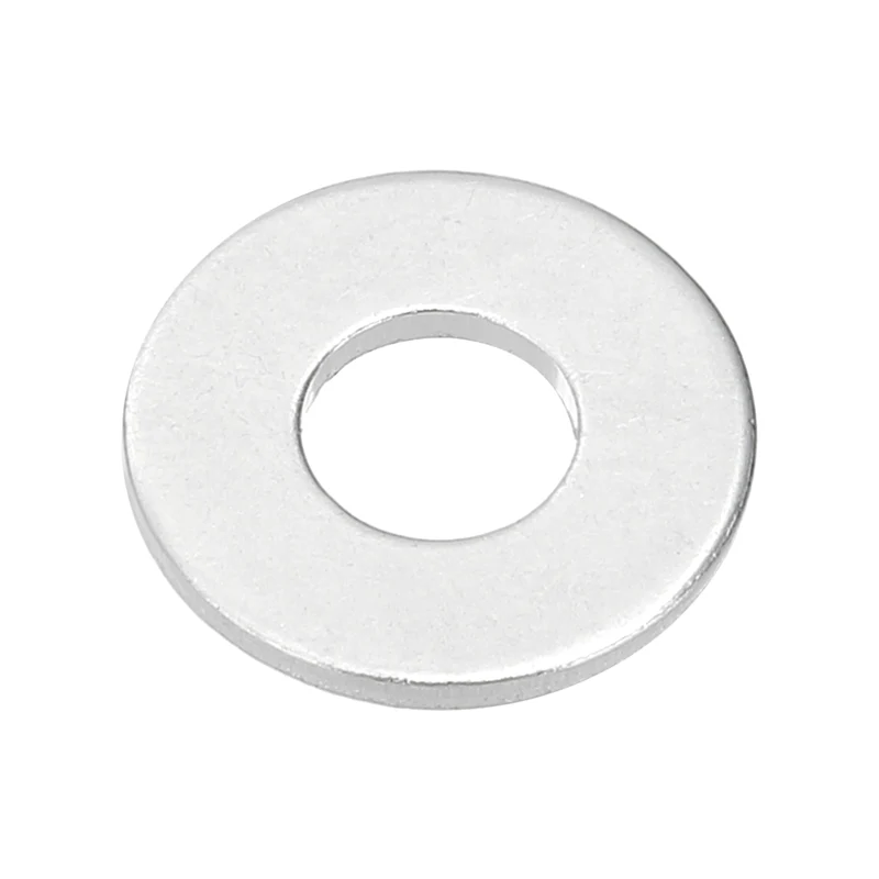 M5x12x1mm Flat Washers, 100PCS Aluminum Automotive Drain Plug Gaskets, Silver