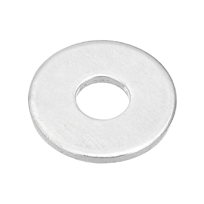 M4x12x1mm Flat Washers, 100PCS Aluminum Automotive Drain Plug Gaskets, Silver
