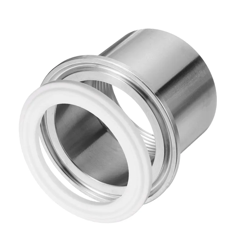 5Pcs PTFE Sanitary Gasket 1.75" Fits OD 63.5mm Sanitary Pipe Weld Ferrule