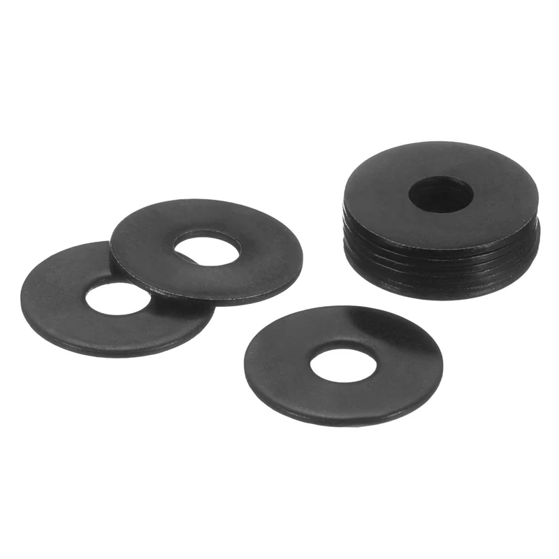 75Pcs M4 304 Stainless Steel Flat Washers ID 4mm OD 15mm Thick 1mm