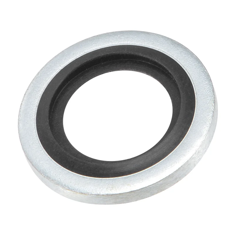 50pcs Bonded Seal Washer G1/4 20.5x11.5x2.9mm Carbon Steel Nitrile Rubber Gasket